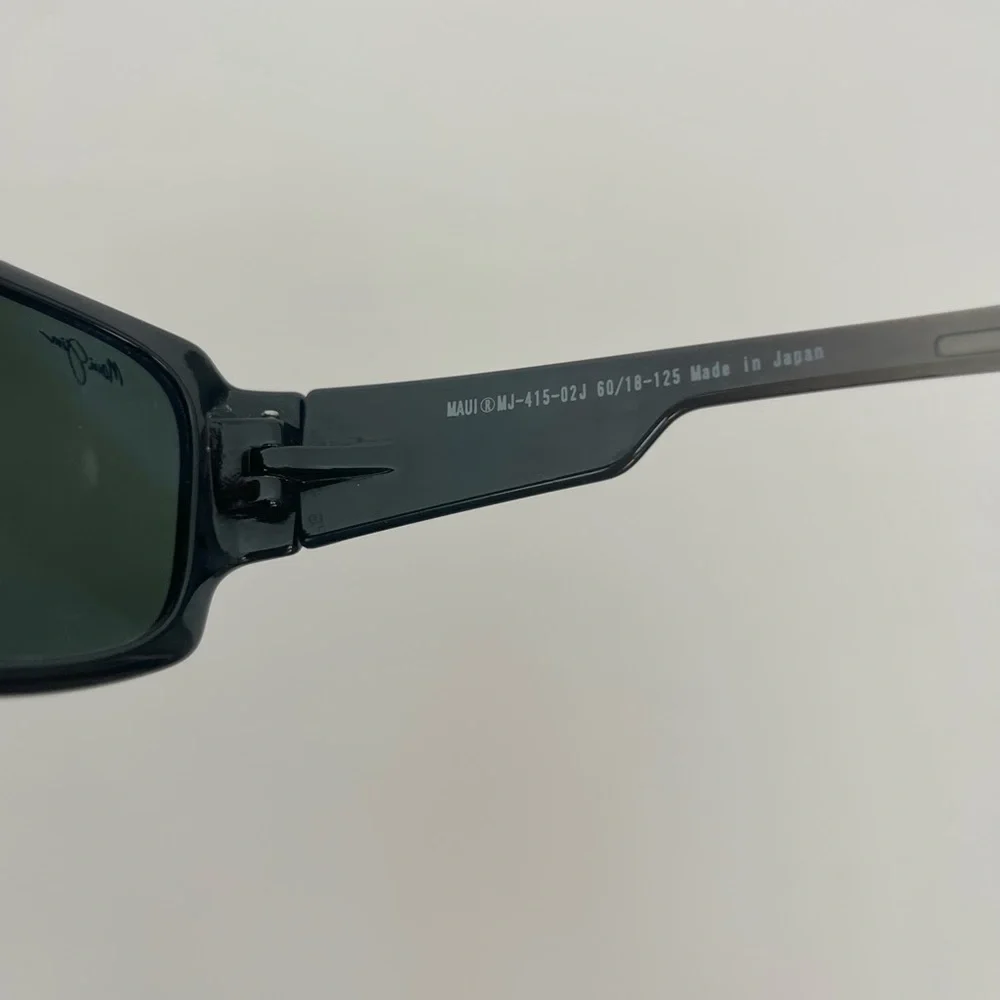 Maui Jim Bamboo Forest 415 02j Sunglasses Black Polarized Lens READ Unisex